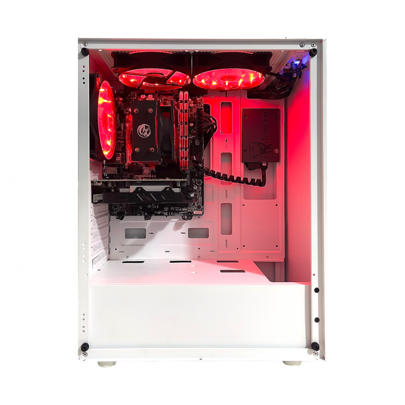 自作PC　i5 8500・8GB・SSD128GB・RX550・Win11 PC Gamer Intel Core i5 8Th - IPMH31G - RX550 4Gb - 16Gb - 240Gb